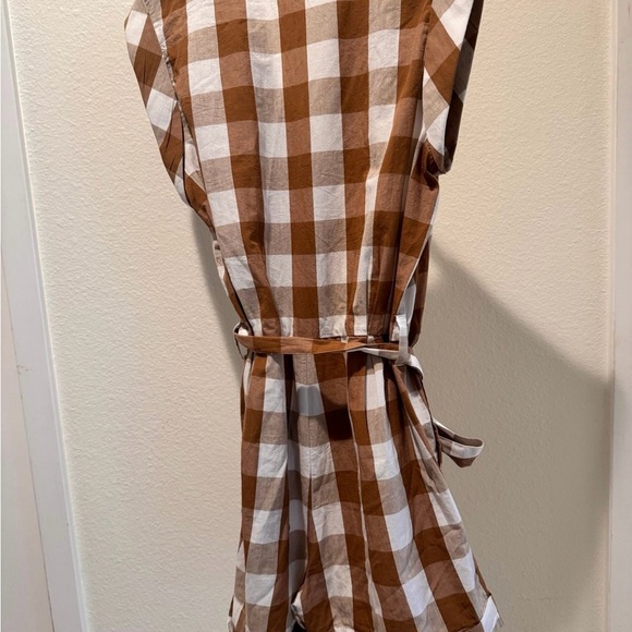 Anthropologie checkered romper size 12 - Picture 6 of 6